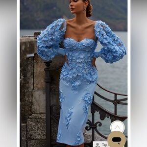 Alamour the label blue Ginvra Dress in xxs